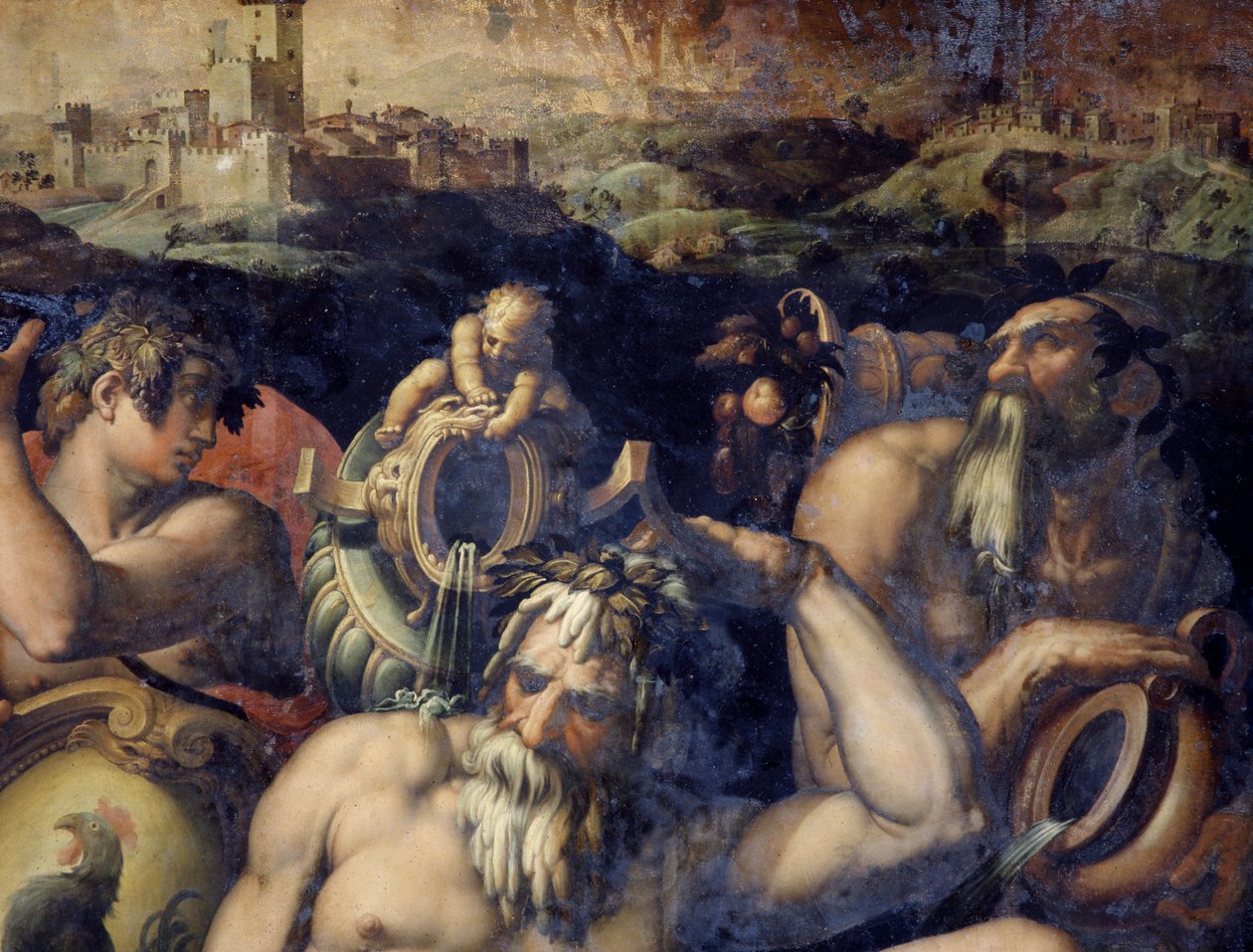 A Chianti régió allegóriája, Olaszország alkotó: Giorgio Vasari