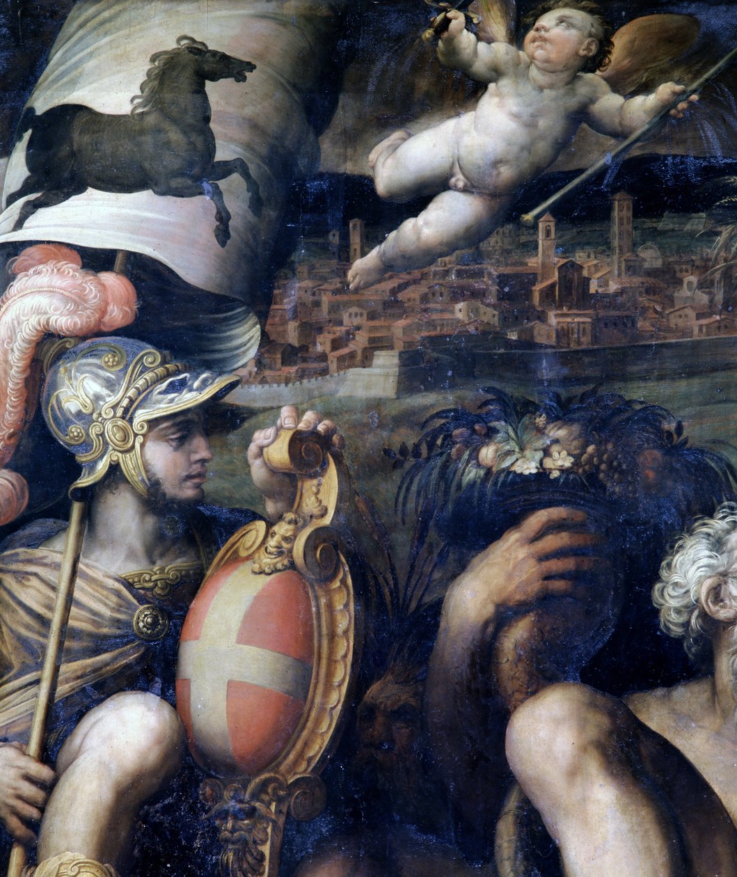Allegory of the city of Arezzo, Italy alkotó: Giorgio Vasari