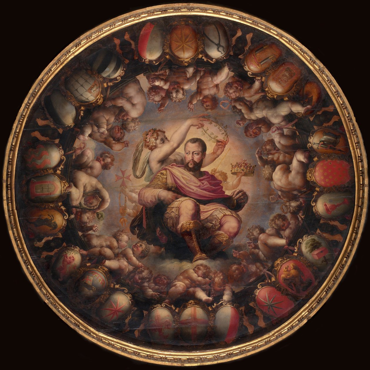 Cosimo I de Medici apoteózisa, 1563-1565 alkotó: Giorgio Vasari