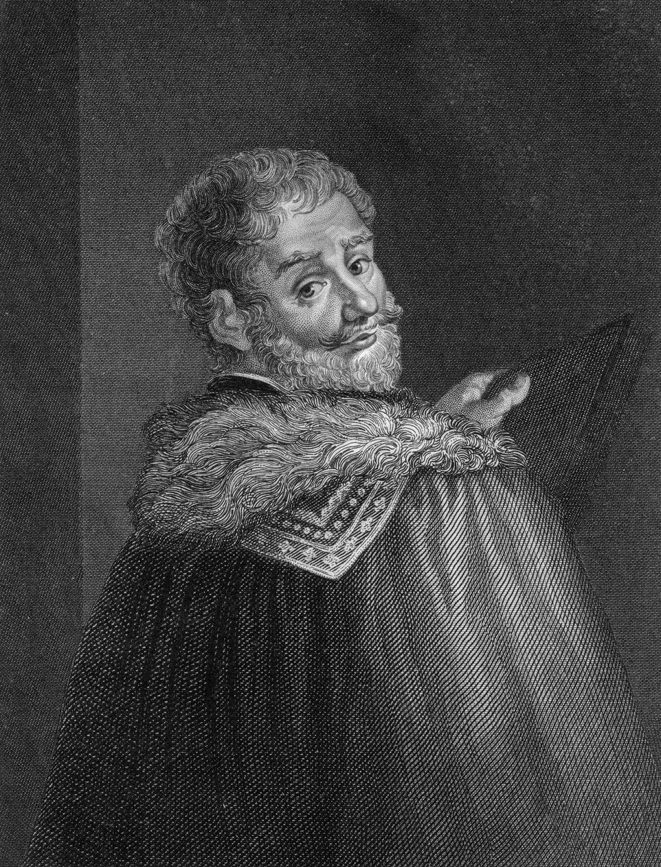 Benvenuto Cellini, illusztráció a "Benvenuto Cellini, a firenzei művész emlékirataiból" T. Roscoe fordításában 1847-ben, metszett Hinchcliff alkotó: Giorgio Vasari