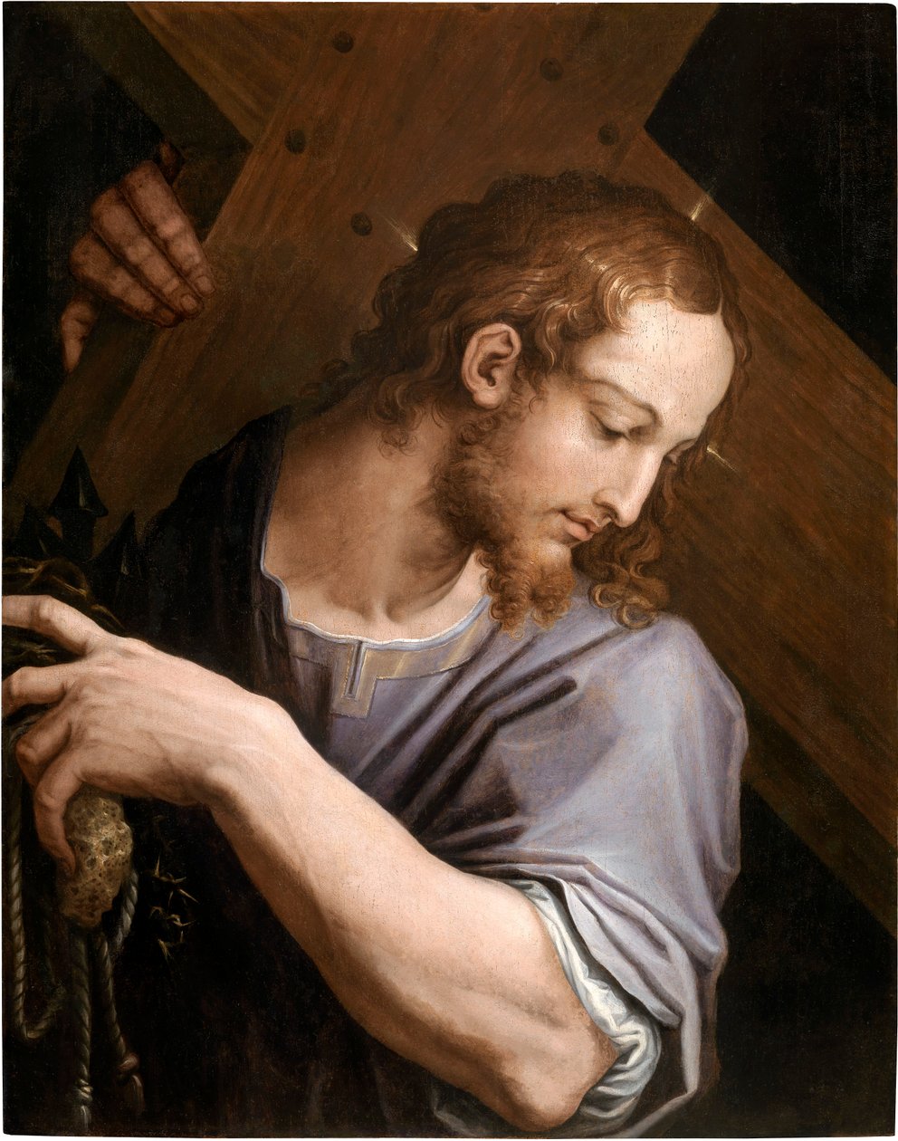 A keresztet hordozó Krisztus, 1553. alkotó: Giorgio Vasari