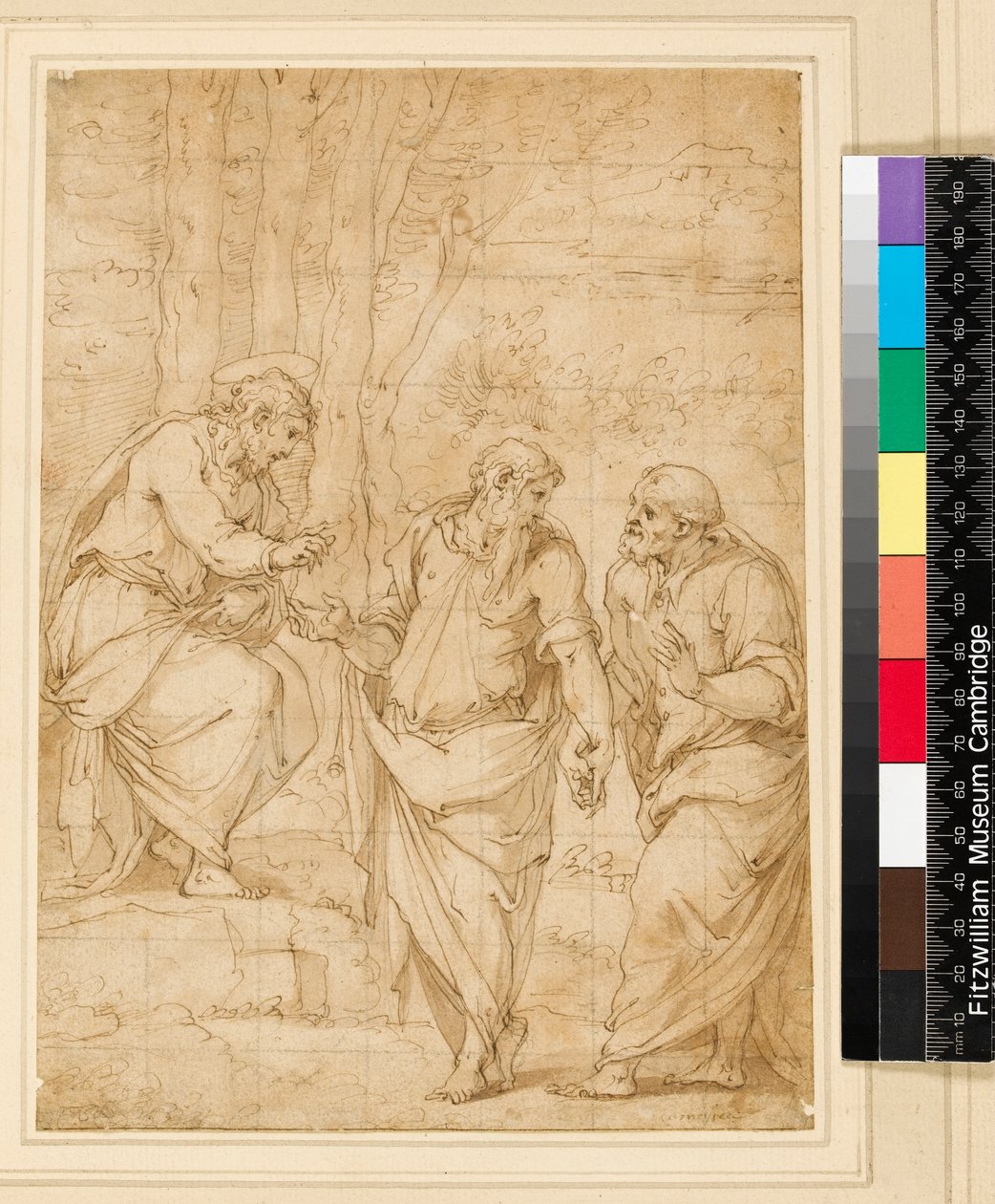 Krisztus Pétert nevezte meg utódjának, 1500-1599 alkotó: Giorgio Vasari