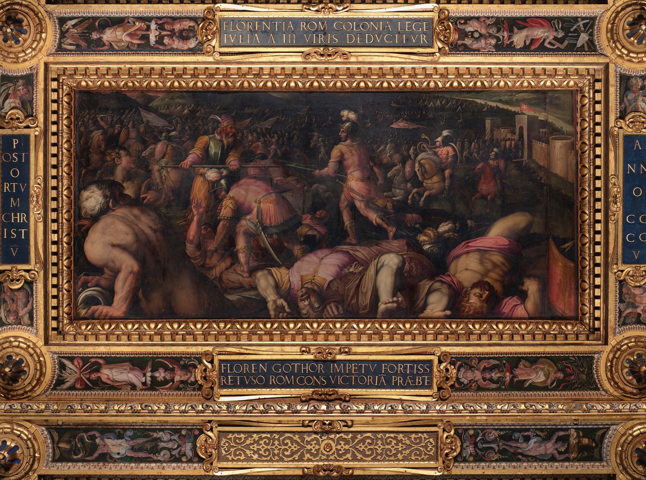 Radagasio veresége Fiesole alatt alkotó: Giorgio Vasari