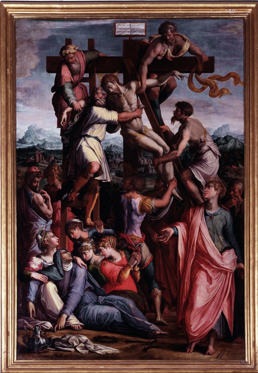 Lerakás (olaj, vászon alkotó: Giorgio Vasari