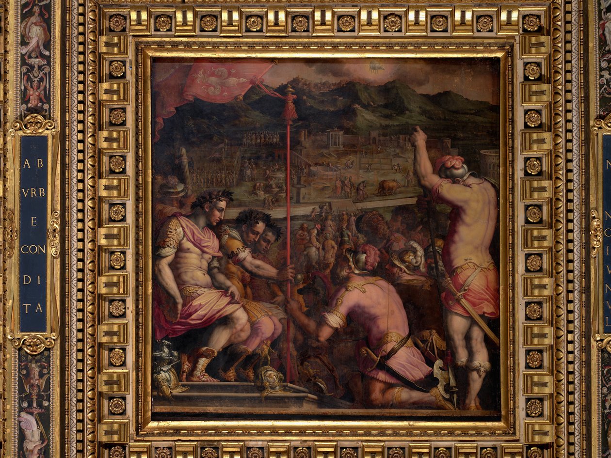 Florentia római település alapítása alkotó: Giorgio Vasari