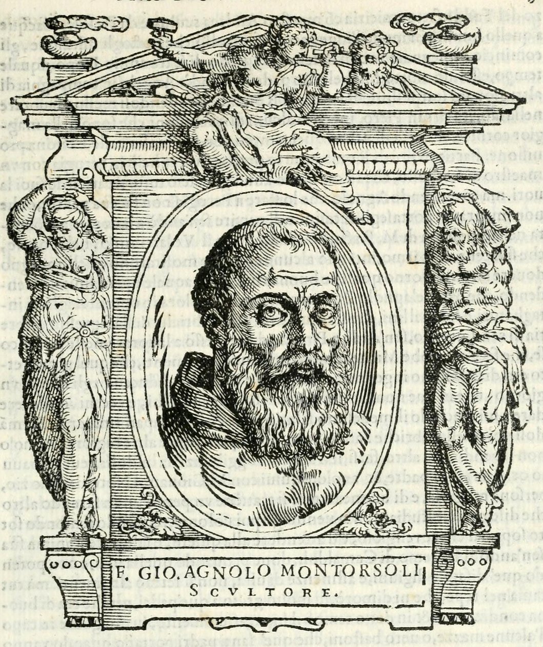 Giovanni Angelo Montorsoli portréja, Vasari 1568 alkotó: Giorgio Vasari