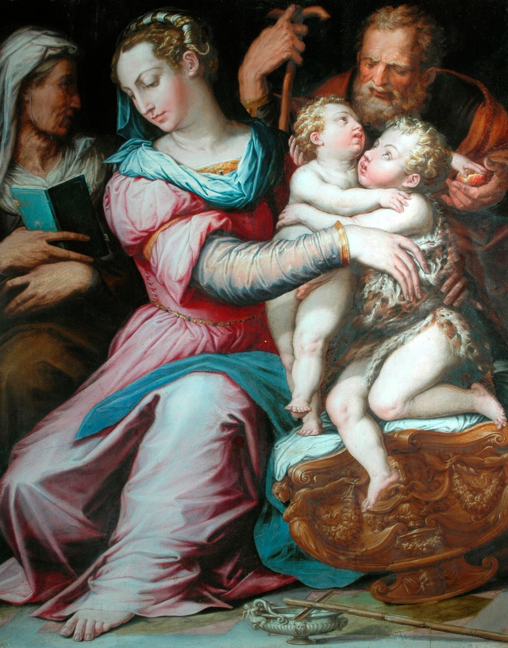 Szent Család Szent Jánossal alkotó: Giorgio Vasari