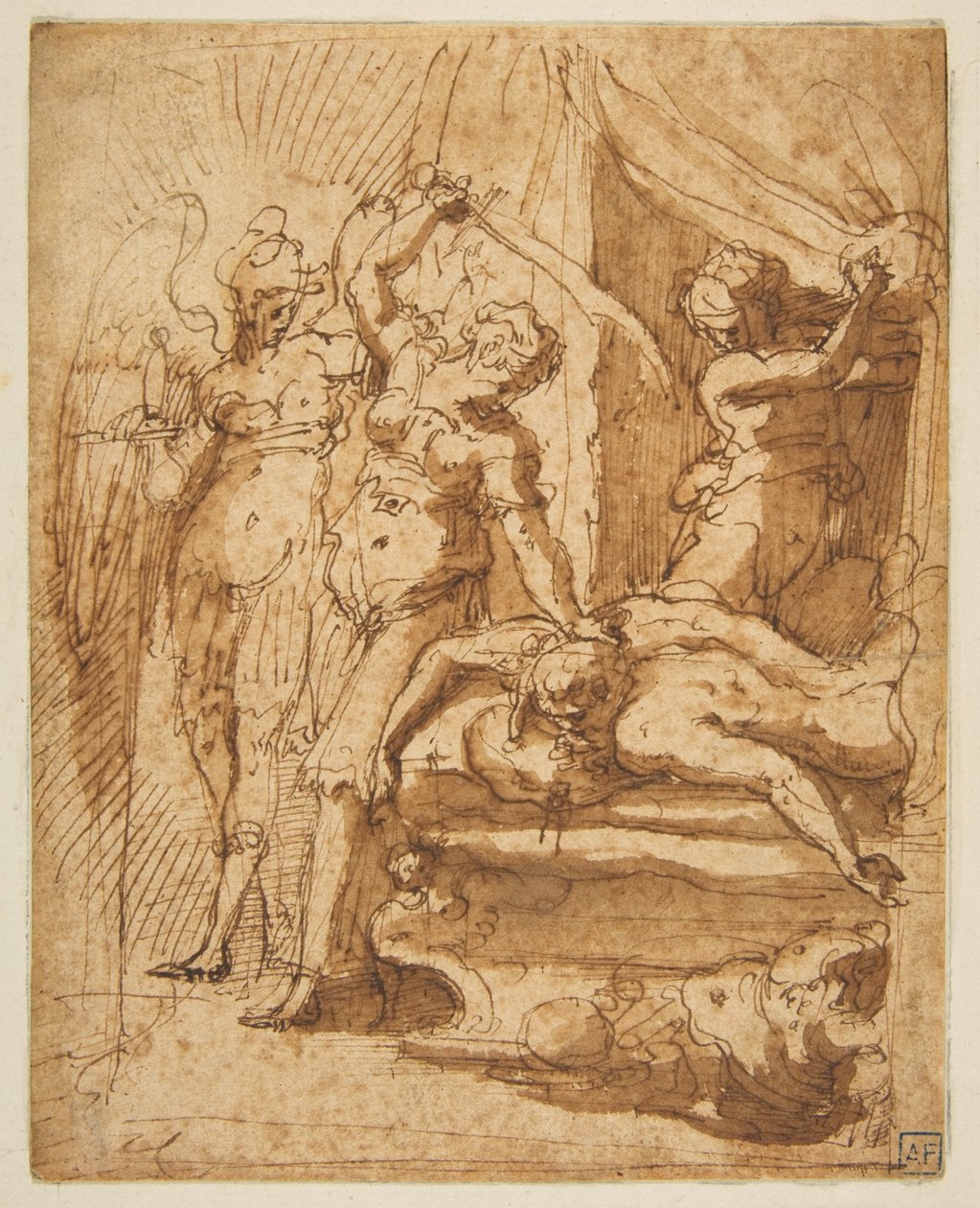 Judith enthauptet Holofernes alkotó: Giorgio Vasari