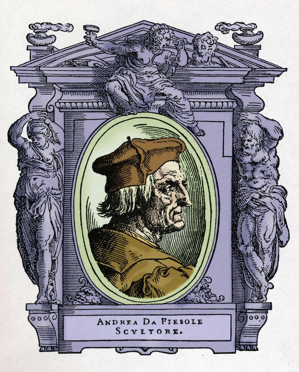 ANDREA DA FIESOLE (Andrea Ferrucci) portréja alkotó: Giorgio Vasari
