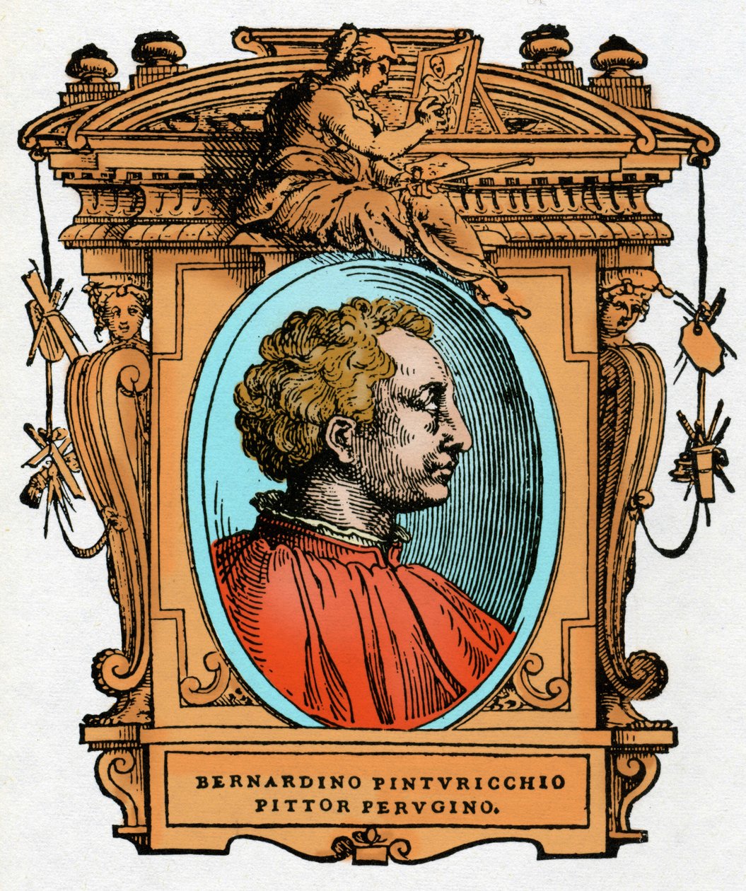 Pinturicchio portréja (Bernardino di Betto Bardi alkotó: Giorgio Vasari