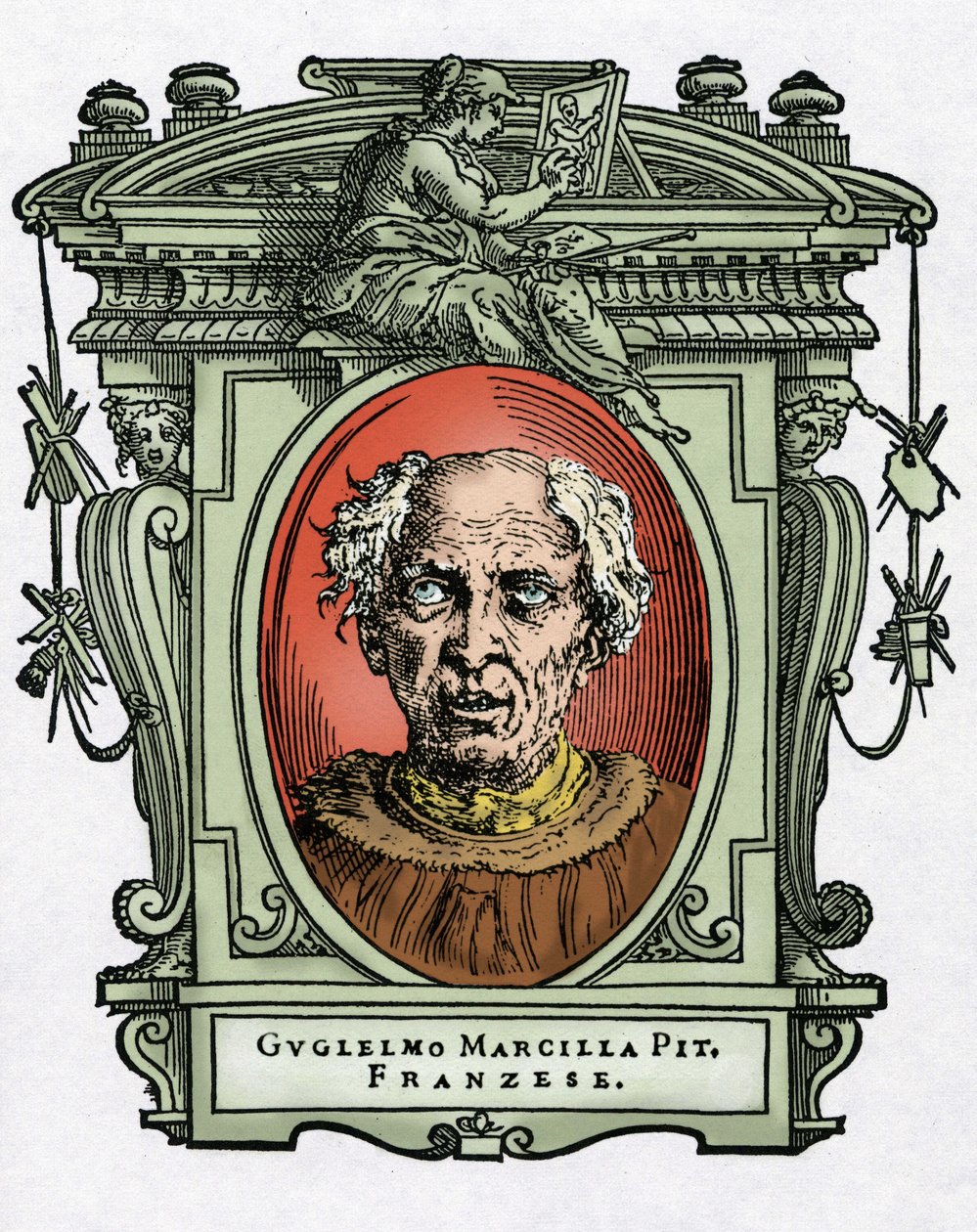 Marcillat Vilmos portréja alkotó: Giorgio Vasari