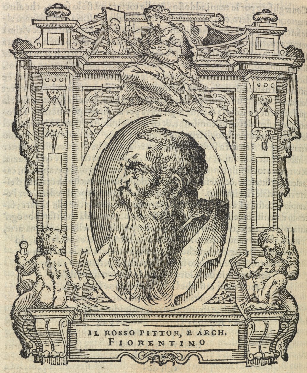 Rosso Fiorentino, "A legkiválóbb festők, szobrászok és építészek élete", 1568 alkotó: Giorgio Vasari