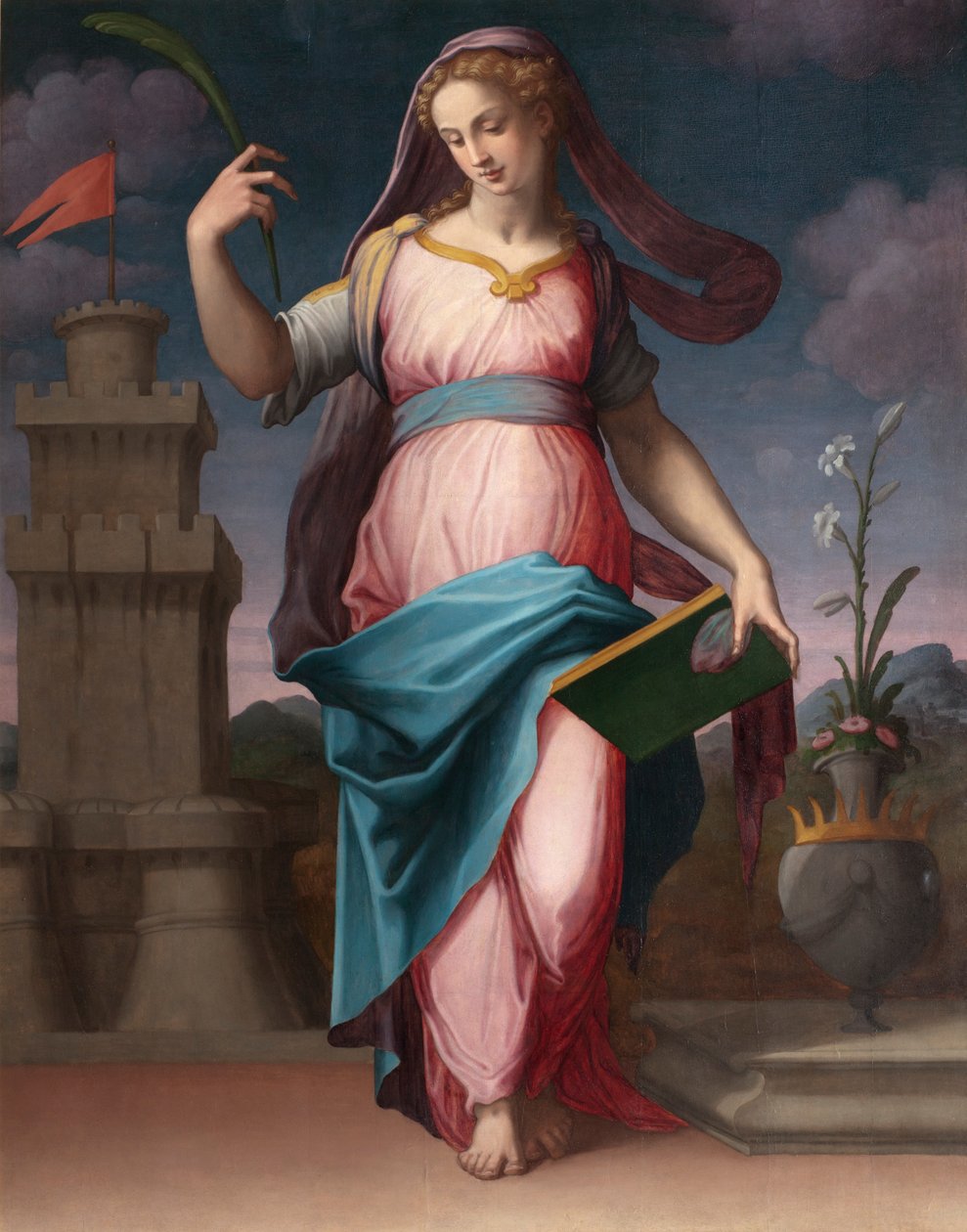 Szent Borbála alkotó: Giorgio Vasari