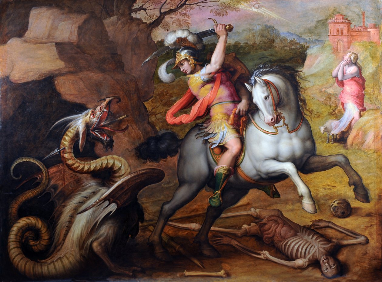 Szent György és a sárkány c. 1560 alkotó: Giorgio Vasari