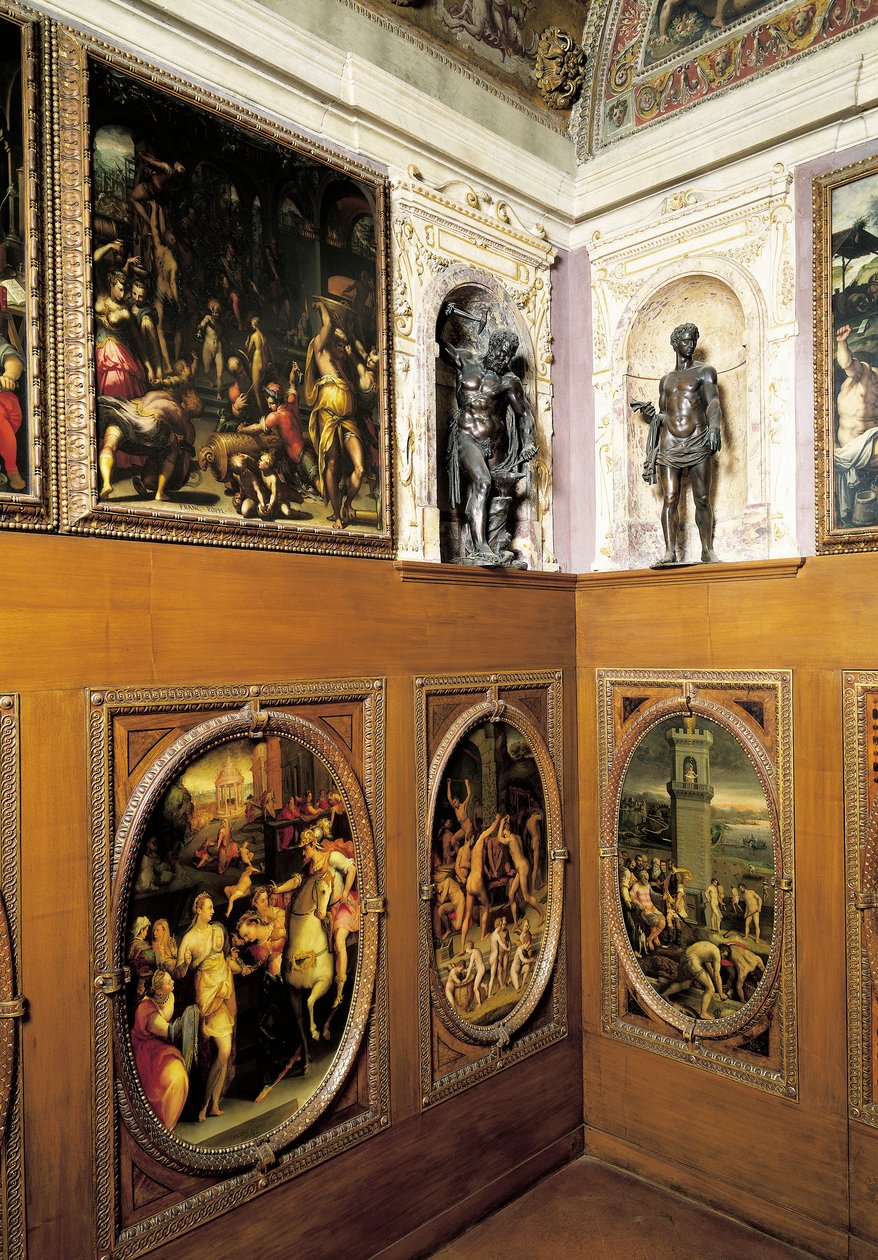 Studiolo (kis tanulmány) Francesco I-ről, Giorgio Vasari (1511-1574), Palazzo Vecchio, Firenze, Olaszország alkotó: Giorgio Vasari