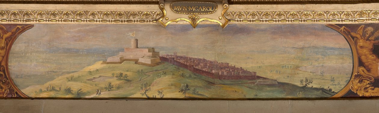 Montecarlo látképe, 1557-1558 alkotó: Giorgio Vasari
