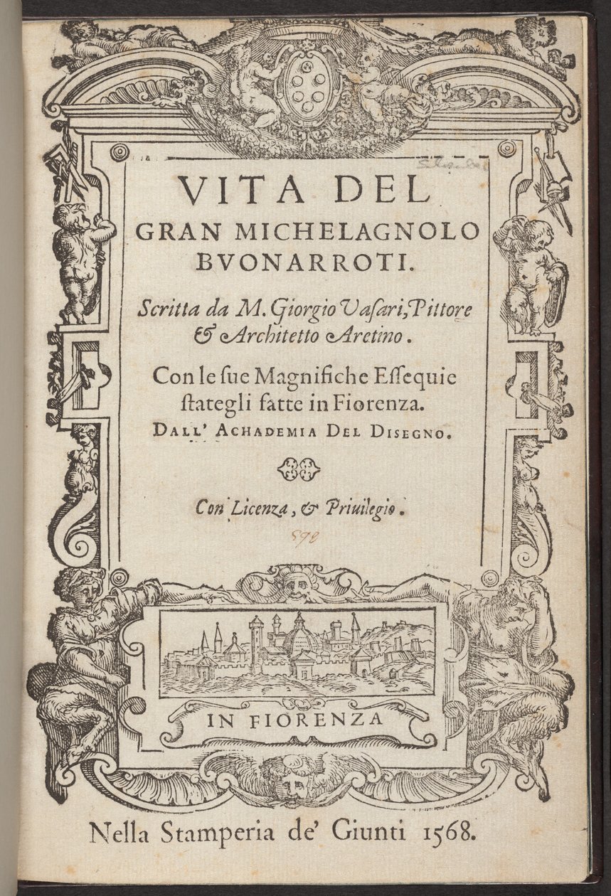 A nagy Michelagnolo Buonarroti élete alkotó: Giorgio Vasari