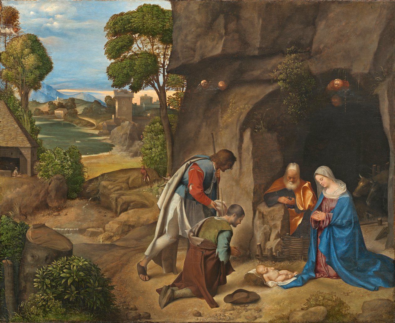 A Pásztorok imádása, 1505-10 alkotó: Giorgione da Castelfranco