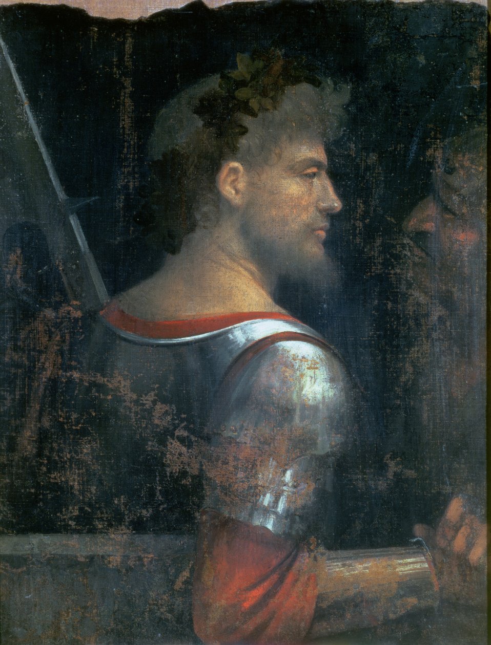 Egy katona, 1505-1010 körül alkotó: Giorgione da Castelfranco