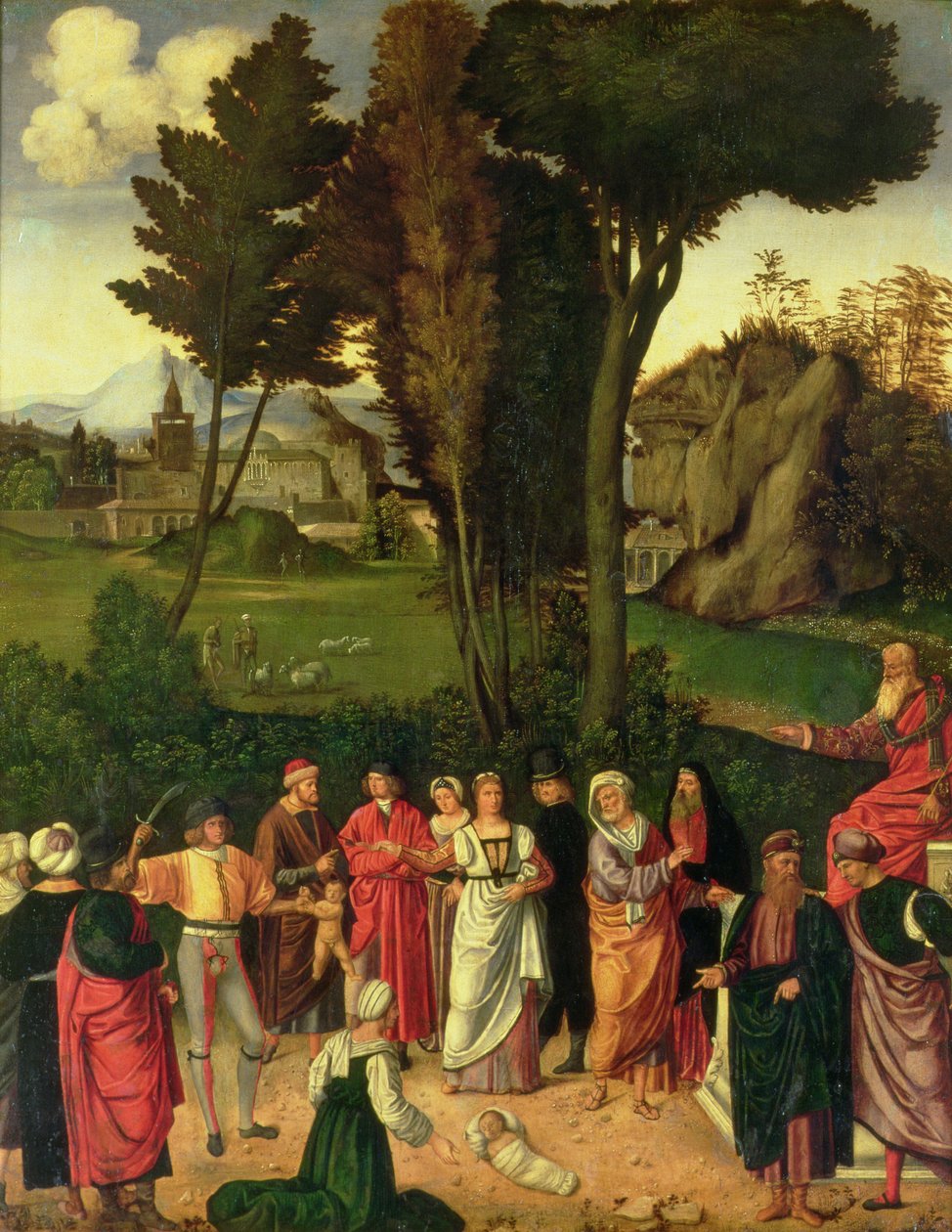 Salamon ítélete, 1505 alkotó: Giorgione da Castelfranco