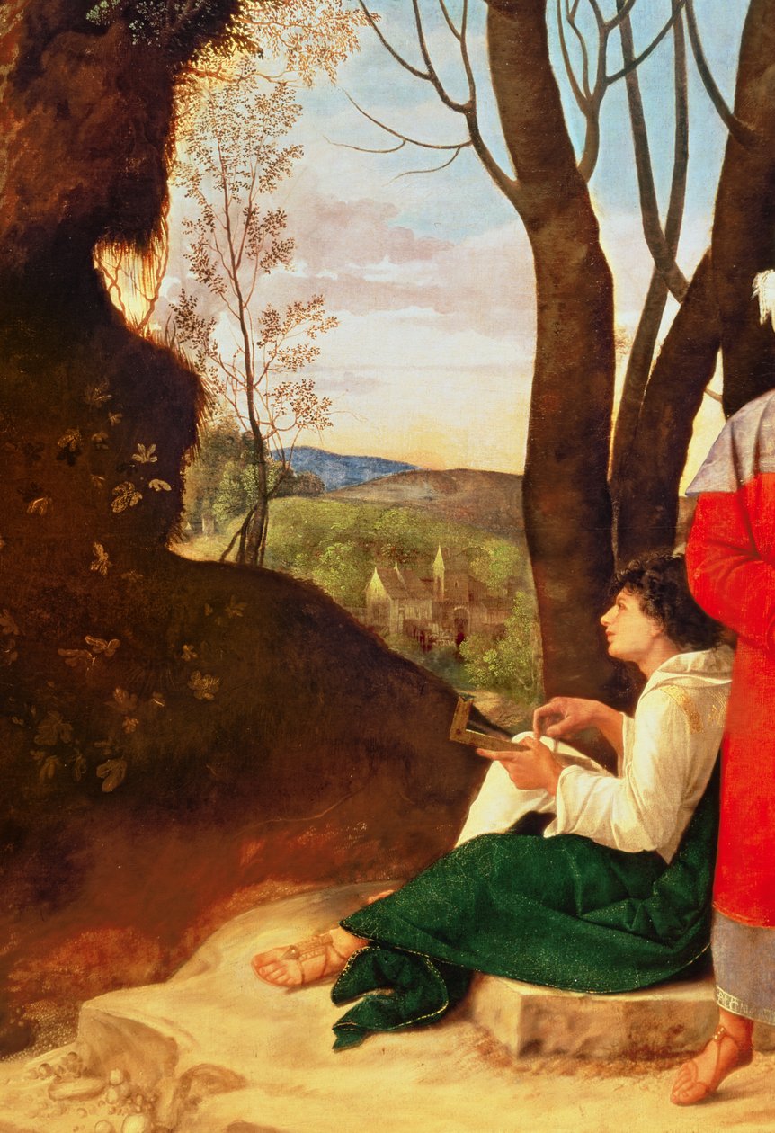A három filozófus (az 54291 részlete) alkotó: Giorgione da Castelfranco