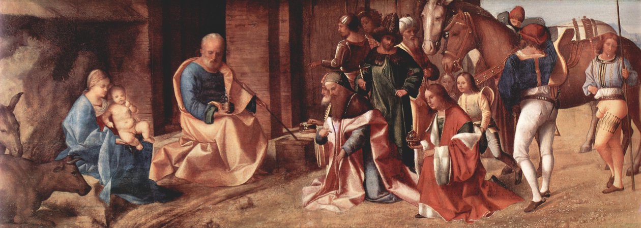 Olasz: A bölcsek imádása A bölcsek imádása alkotó: Giorgione