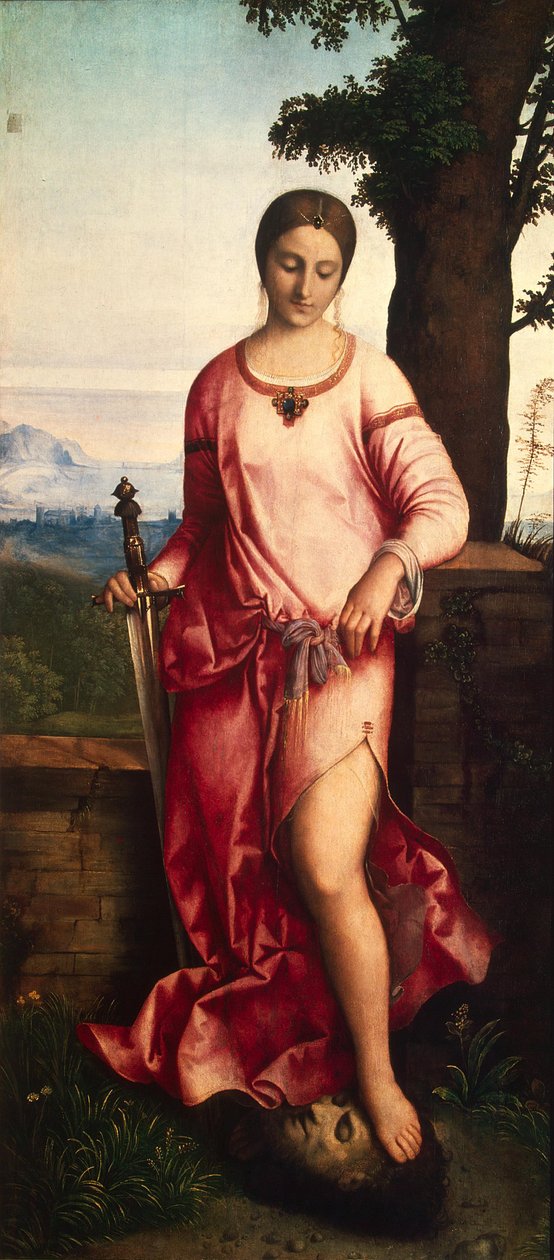 Judit Holophernész fejével alkotó: Giorgione