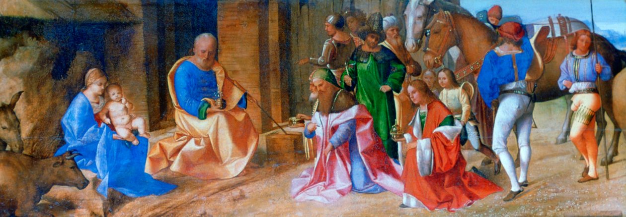 Mágusok imádása, 1506-1507 alkotó: Giorgione da Castelfranco