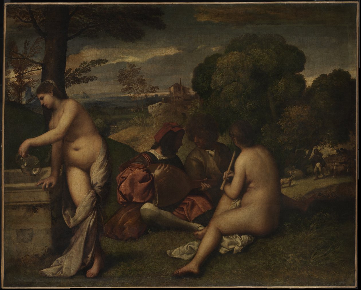 Lelkészi hangverseny, c. 1510 alkotó: Giorgione da Castelfranco