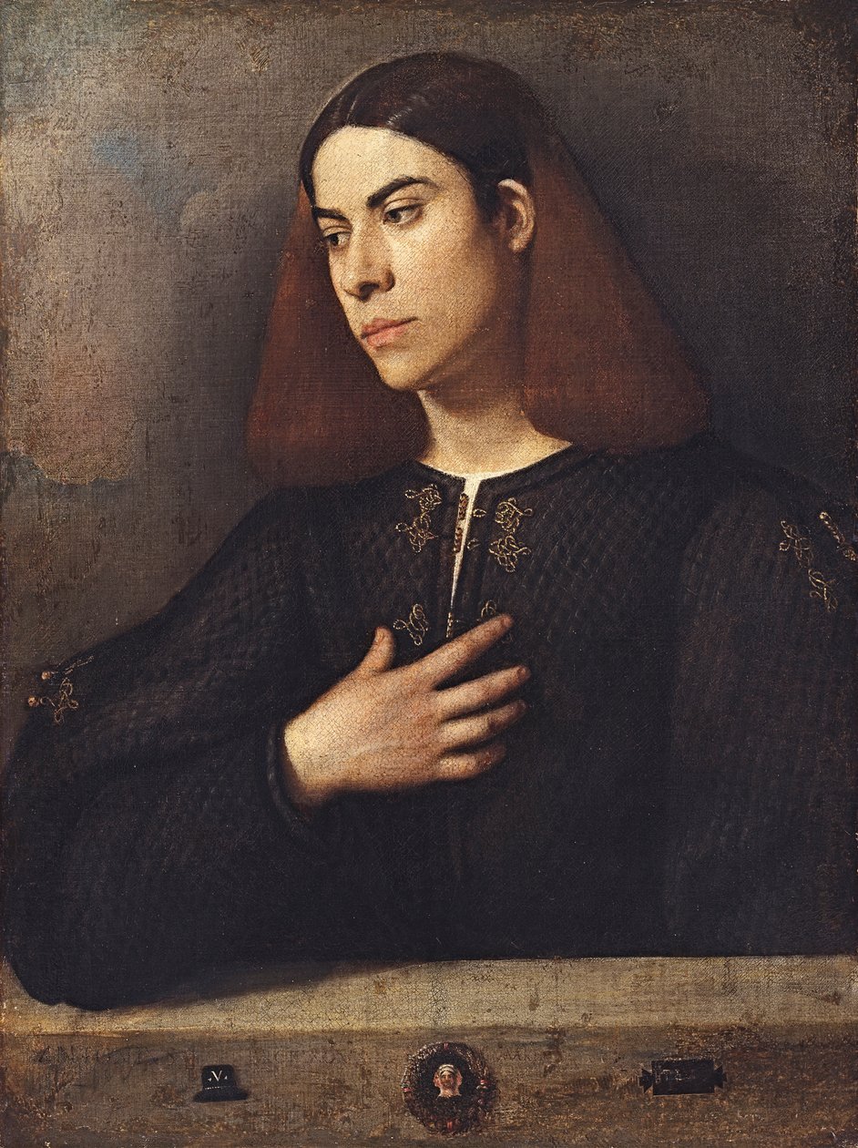 Antonio Brocardo fiatalember portréja, kb. 1509-1510. alkotó: Giorgione da Castelfranco