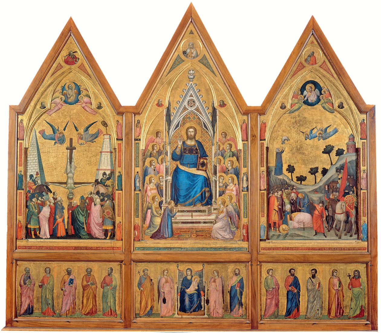 A Stefaneschi triptichon alkotó: Giotto di Bondone