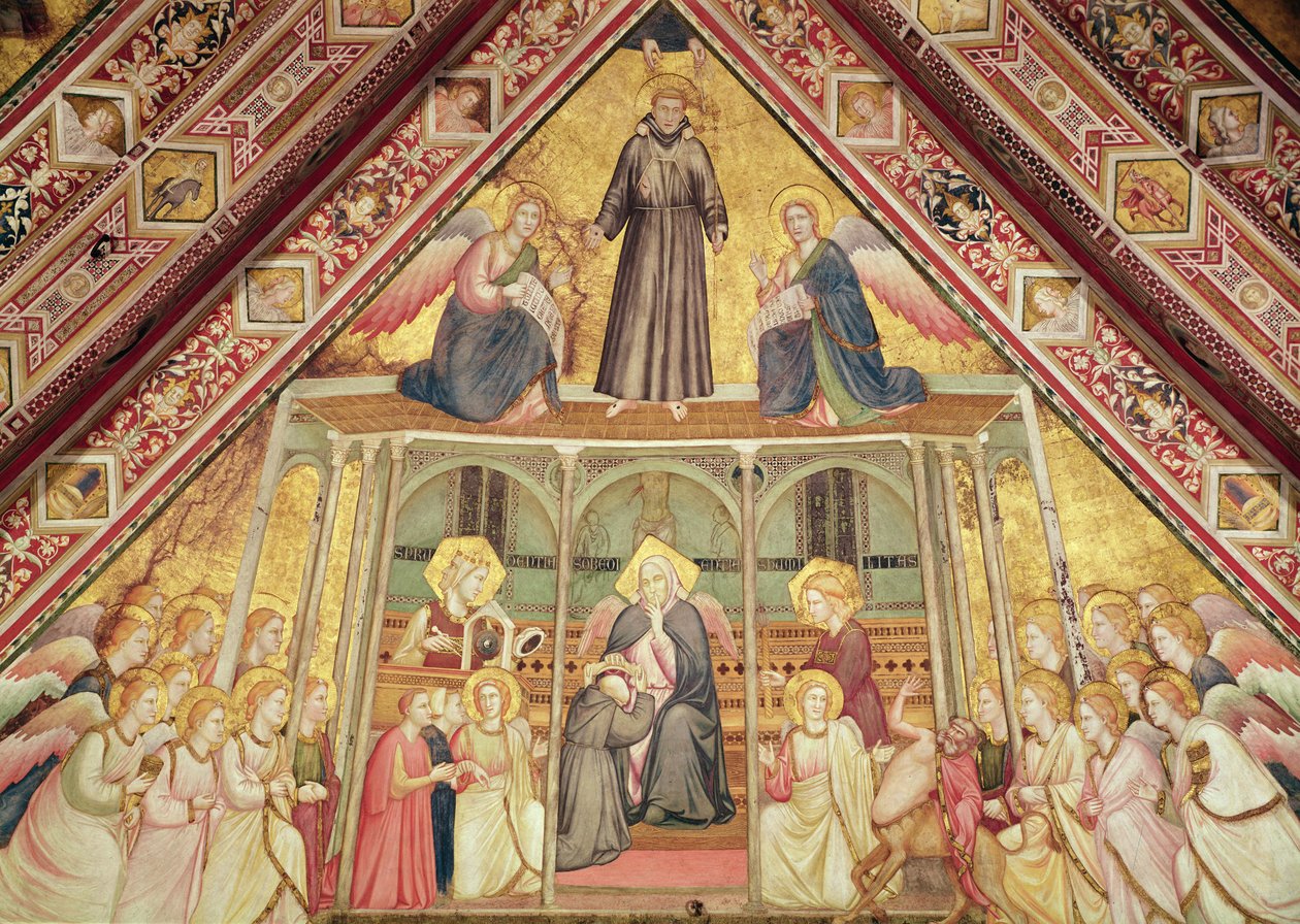 Az engedelmesség allegóriája, 1330 körül alkotó: Giotto di Bondone
