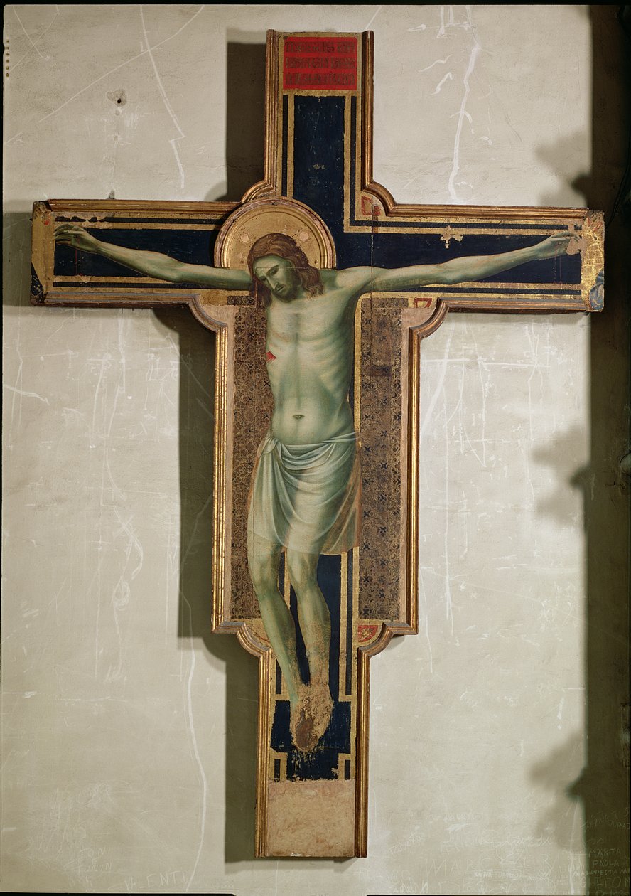 Feszület az Isolde degli Atti kápolnából, 1312 körül (tabló) alkotó: Giotto di Bondone