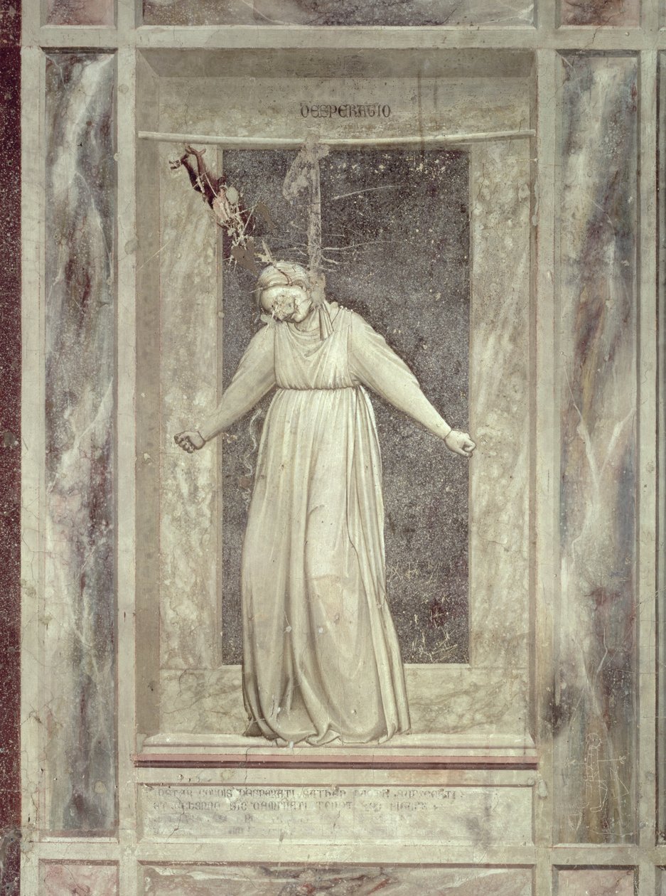 Kétségbeesés, 1305 körül alkotó: Giotto di Bondone