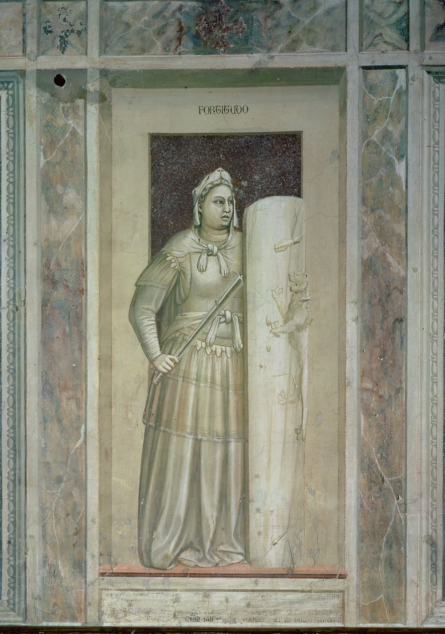 Fortitude, 1305 körül alkotó: Giotto di Bondone