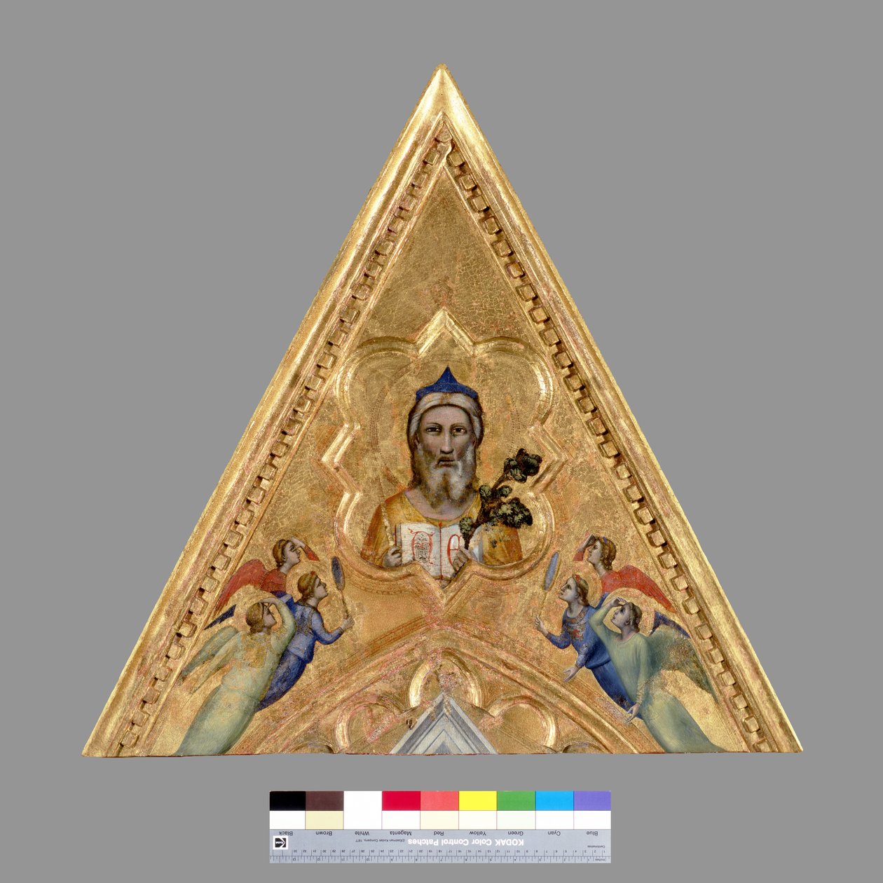 Isten, az Atya angyalokkal, 1330 körül (tempera a panelen) alkotó: Giotto di Bondone