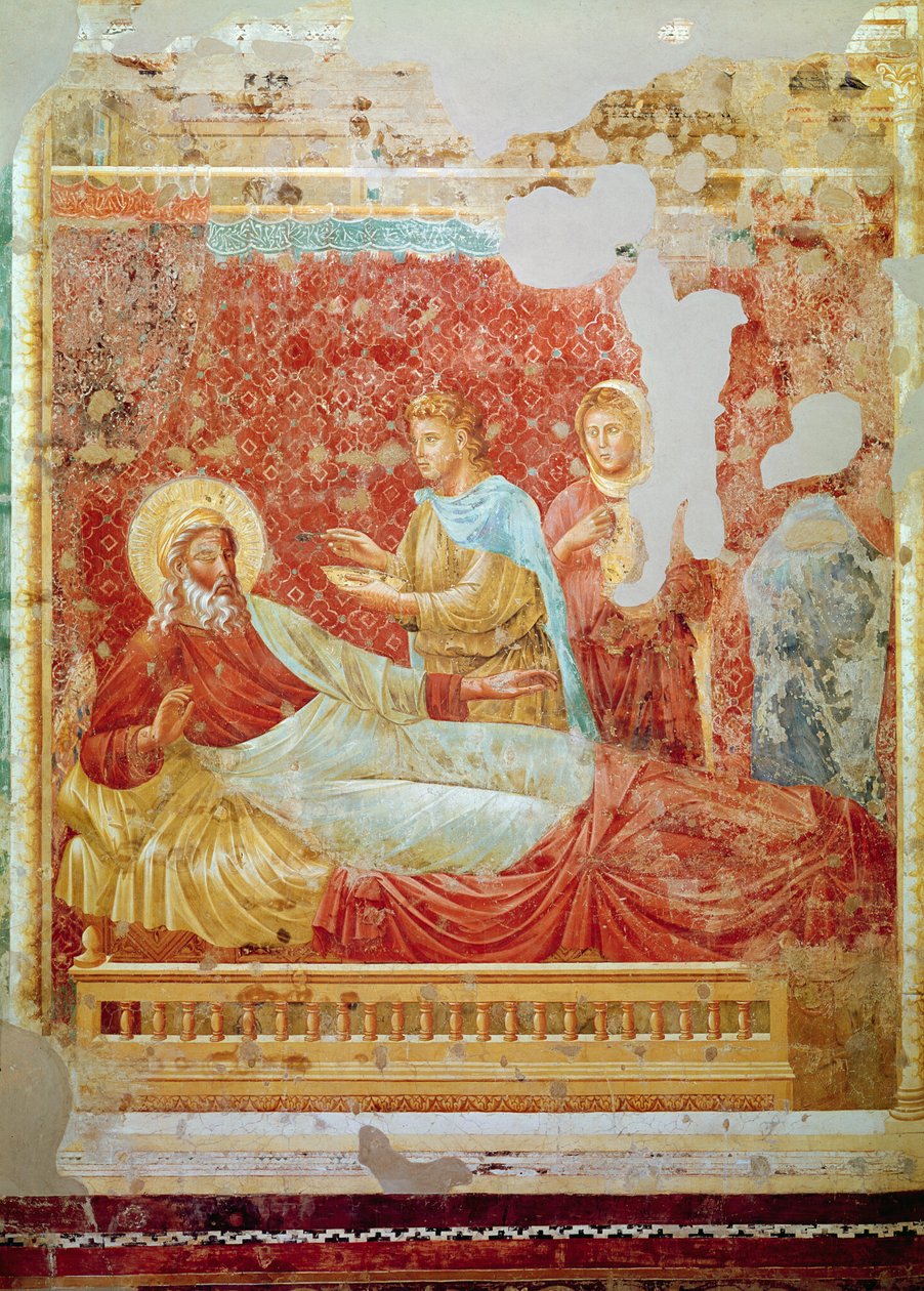 Izsák elutasítja Ézsaut, 1288 körül alkotó: Giotto di Bondone
