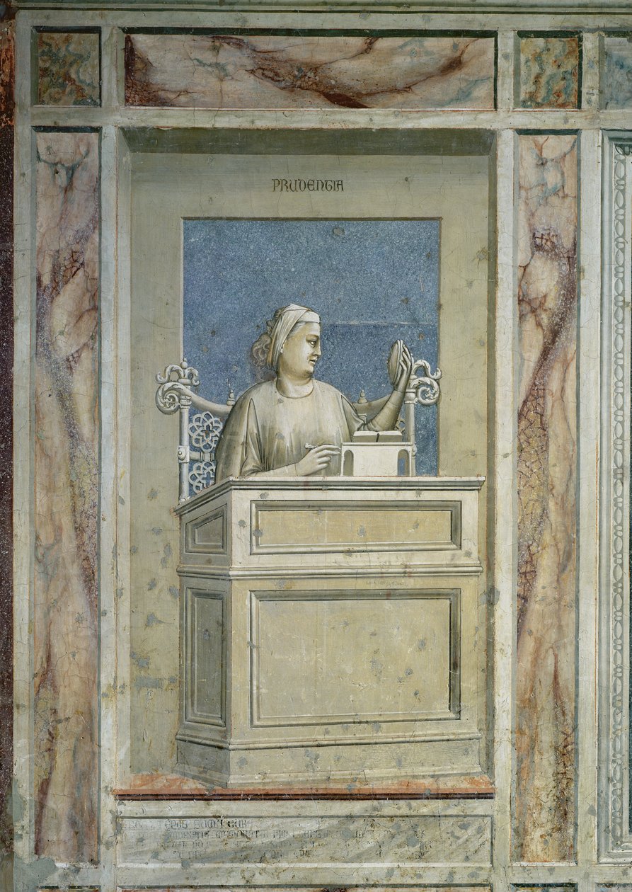 Prudence, 1305 körül alkotó: Giotto di Bondone