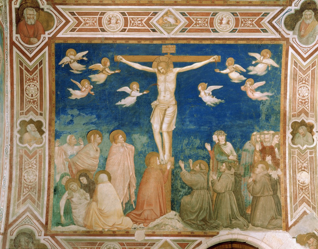 A keresztre feszítés alkotó: Giotto di Bondone