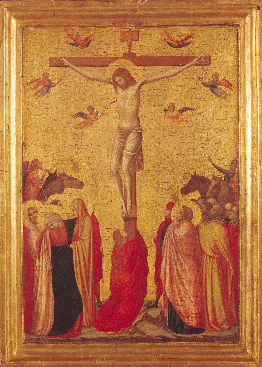 A keresztre feszítés (tempera, tábla) alkotó: Giotto di Bondone