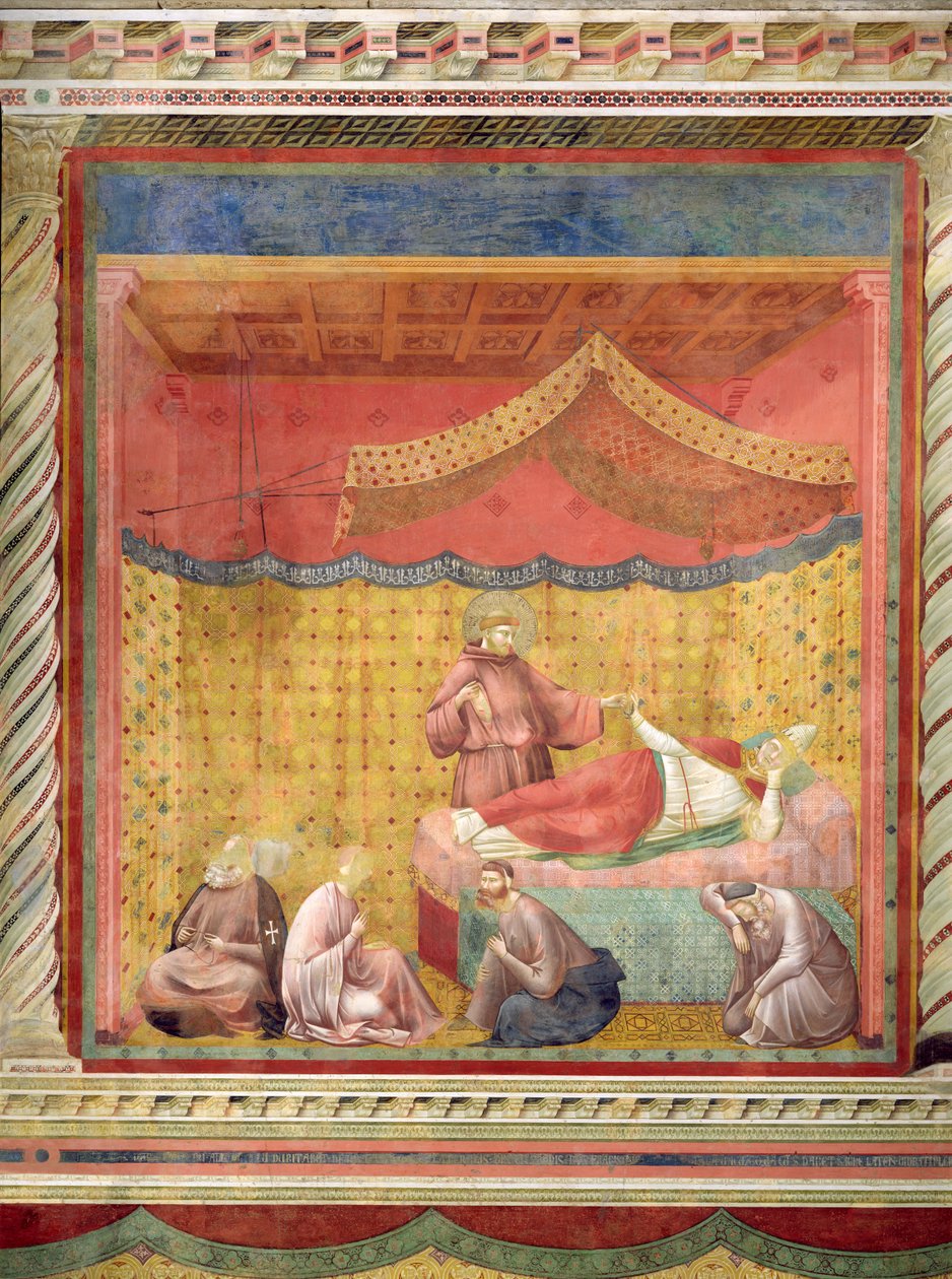 Gergely pápa látomása (1170-1241) 1297-99 alkotó: Giotto di Bondone