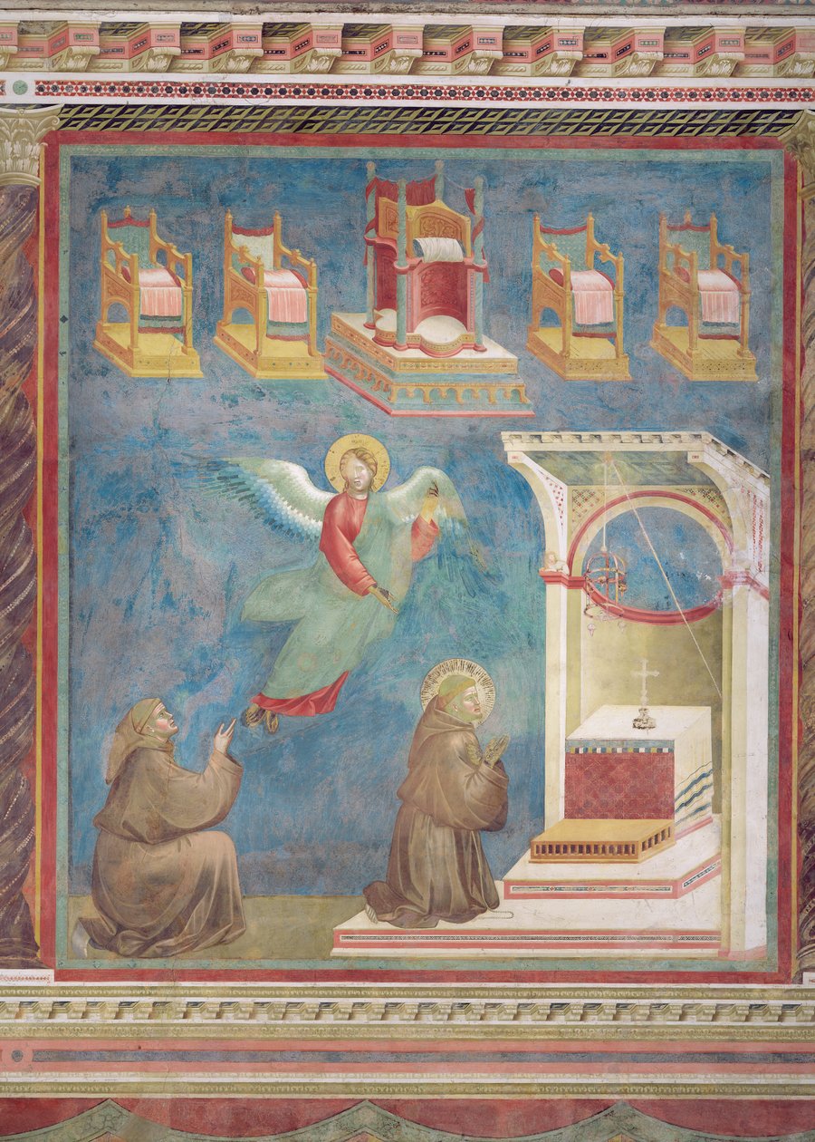 A Trónok látomása, 1297-99 (freskó) alkotó: Giotto di Bondone