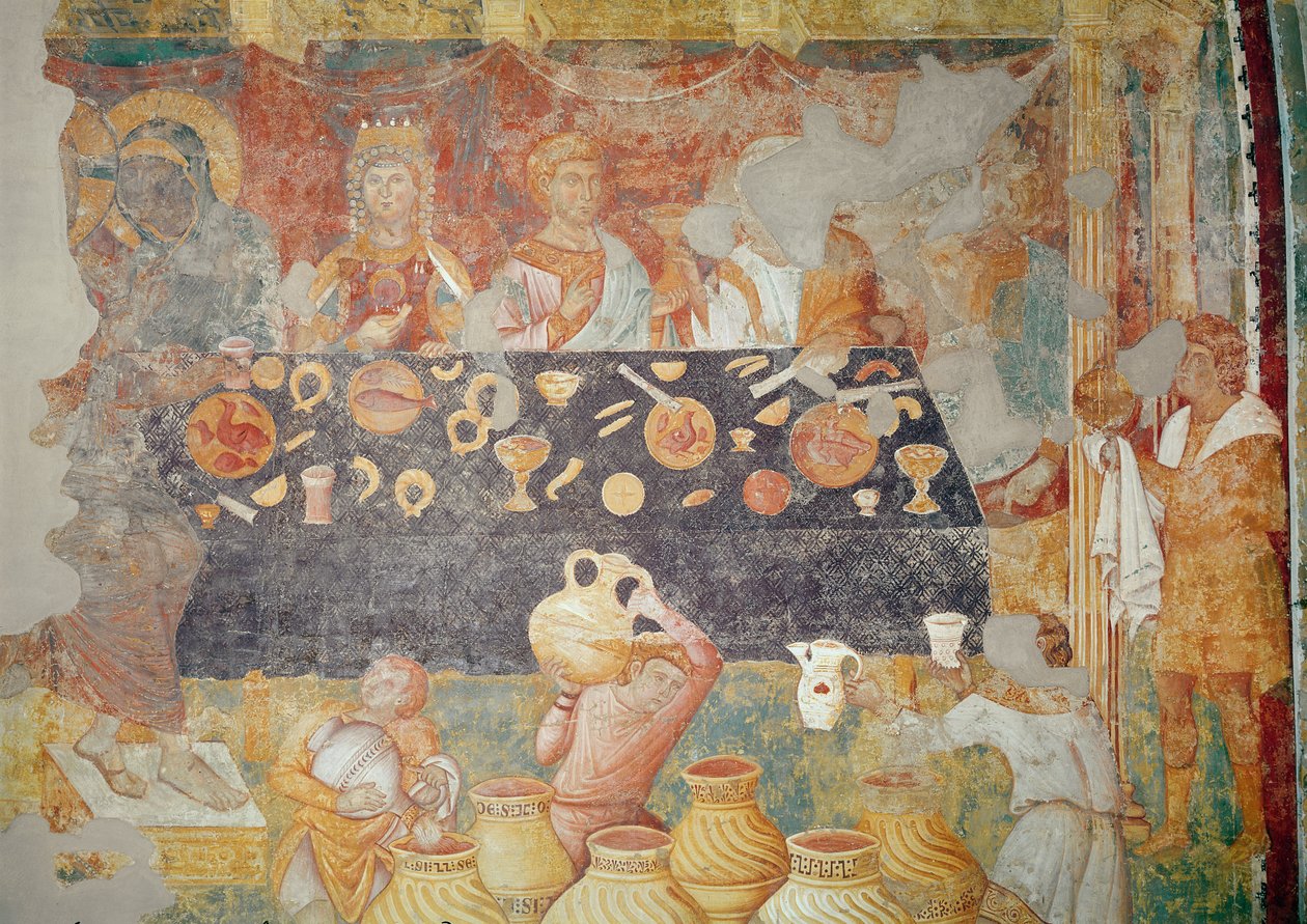 A kánai esküvő, 1297-99 alkotó: Giotto di Bondone