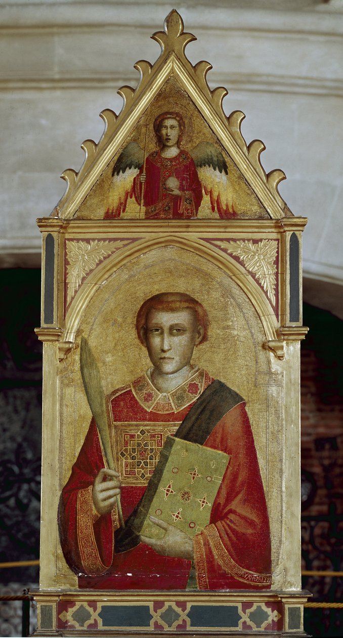 Saint Laurent (San Lorenzo) - Olaj, fa alkotó: Giotto (c.1266 1337)