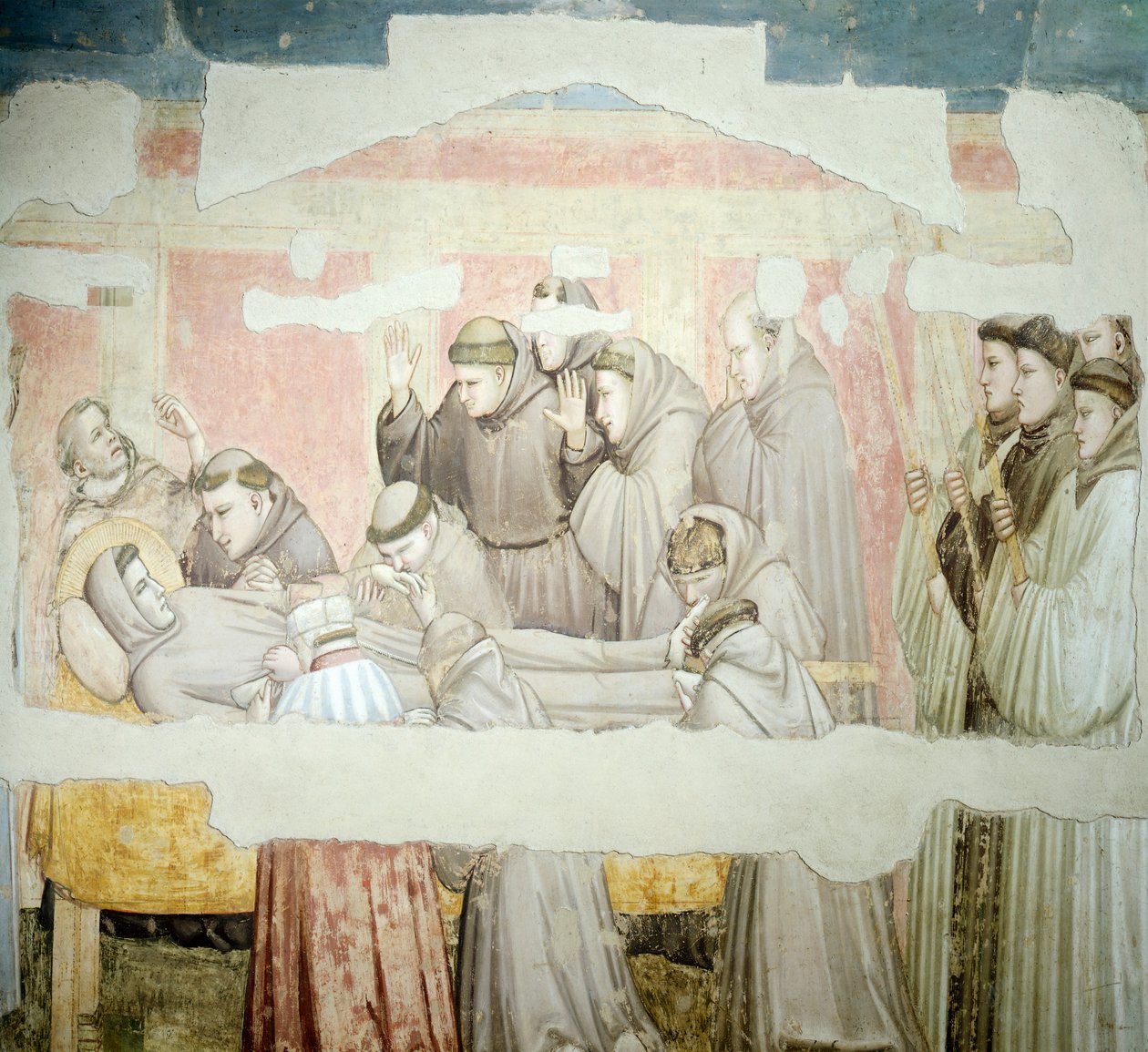 Szent Ferenc gyásza alkotó: Giotto (c.1266 1337)