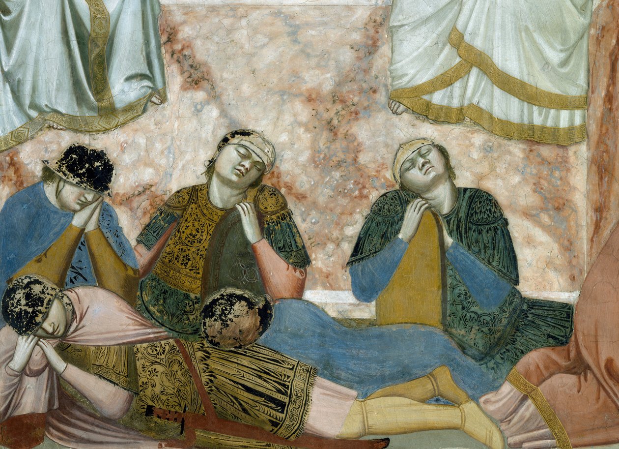 Krisztus feltámadása, részlet Krisztus életéből és szenvedéséből, Giotto alkotó: Giotto (c.1266 1337)