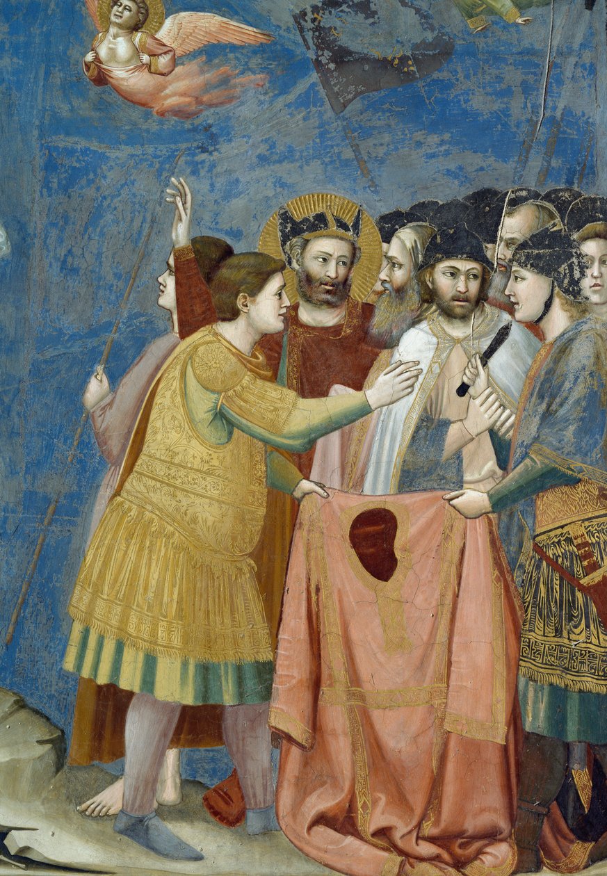 Keresztrefeszítés, részlet a Krisztus élete és szenvedése című képből, Giottótól alkotó: Giotto (c.1266 1337)