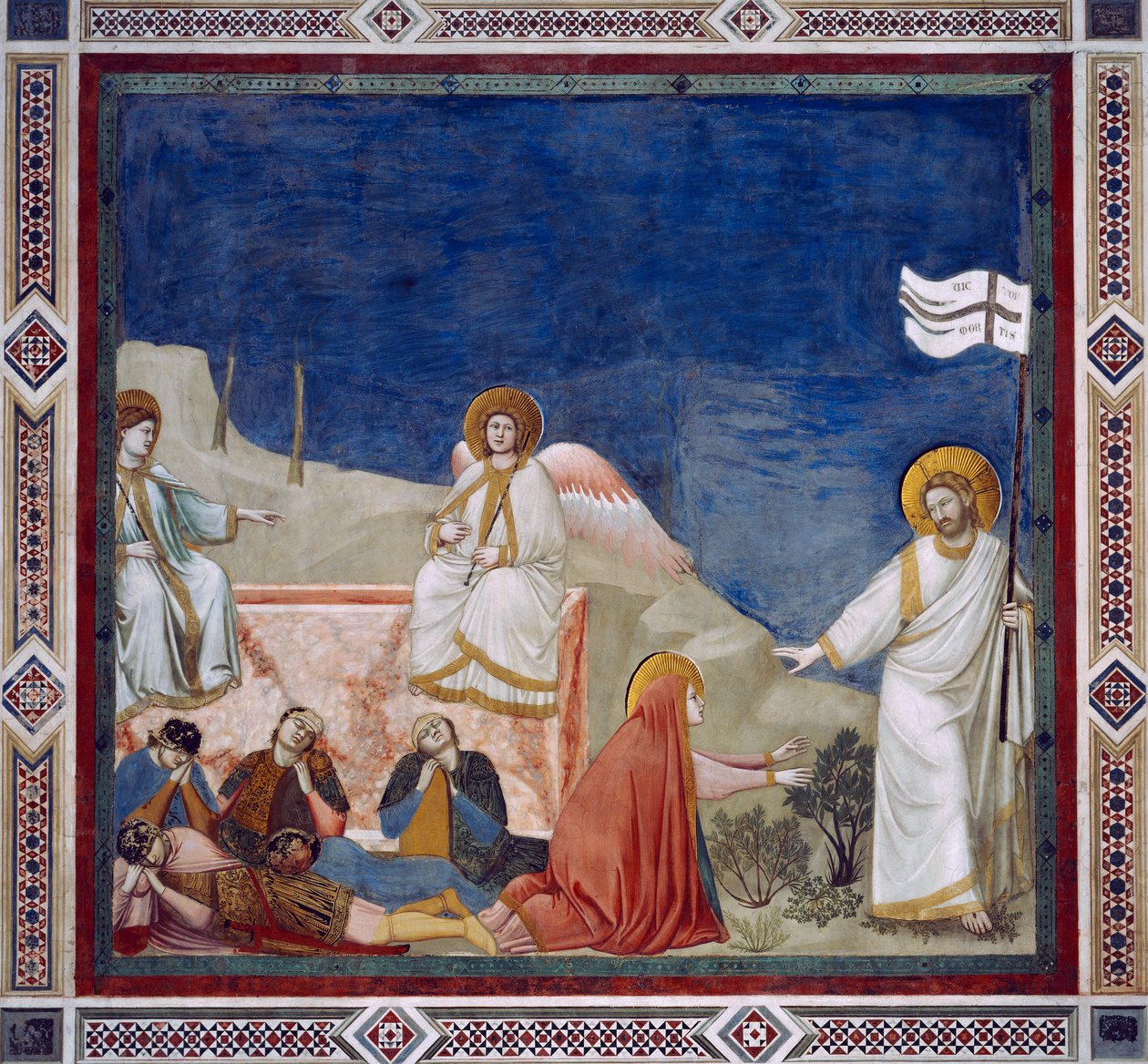 Noli Me Tangere – Krisztus feltámadása, részlet Krisztus életéből és szenvedéséből alkotó: Giotto (c.1266 1337)