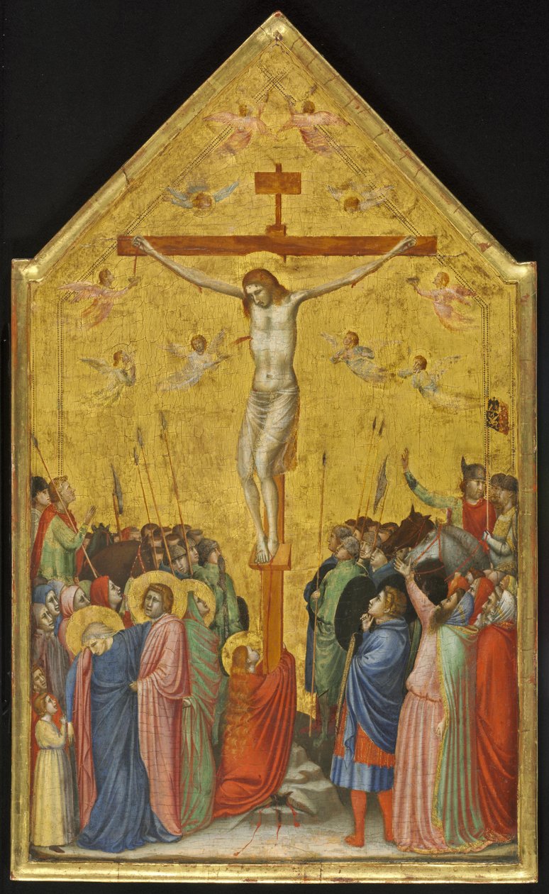 Német: Die Kreuzigung Christi Krisztus keresztre feszítése alkotó: Giotto