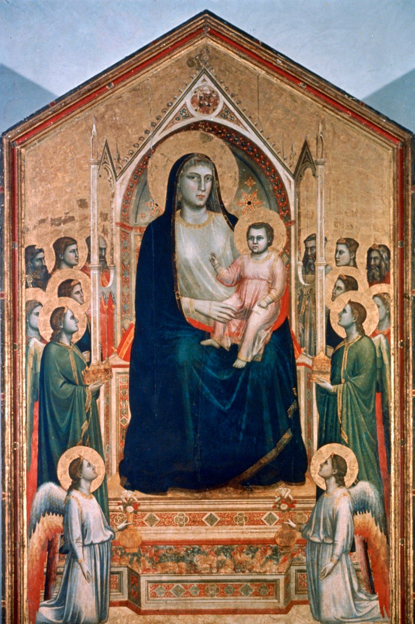 Madonna és Gyermek trónolt, c1300-1303 alkotó: Giotto di Bondone